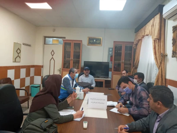 جلسه مشترک معاونت دانشجویی پردیس امام علی(ع) با مرکز بهداشت شهرستان رشت 3