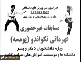 مسابقات قهرمانی تکواندو در بخش پمسه