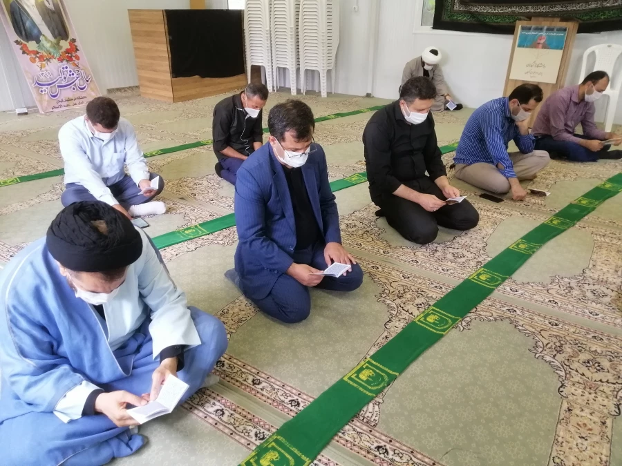 قرائت زیارت عاشورا ومراسم دومین روز محرم در پردیس امام علی (ع)