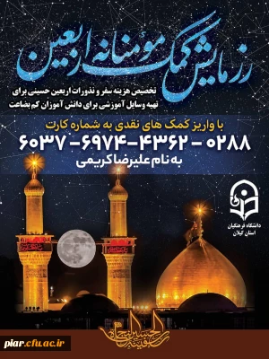 رزمایش کمکهای مومنانه در طرح مواسات و همدلی به مناسبت اربعین حسینی