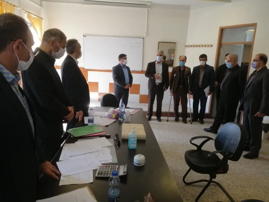 بازدید مدیر نیروی انسانی و اداری اداره کل آموزش و پرورش از روند مصاحبه تخصصی 2