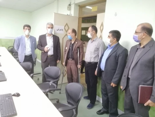 بازدید مدیر نیروی انسانی و اداری اداره کل آموزش و پرورش از روند مصاحبه تخصصی 3