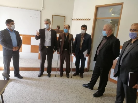 بازدید مدیر نیروی انسانی و اداری اداره کل آموزش و پرورش از روند مصاحبه تخصصی 6