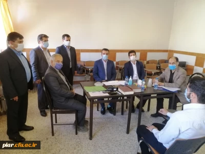 بازدید دکتر ابراهیم صفری مدیر امور پردیس های استان گیلان از روند مصاحبه تخصصی