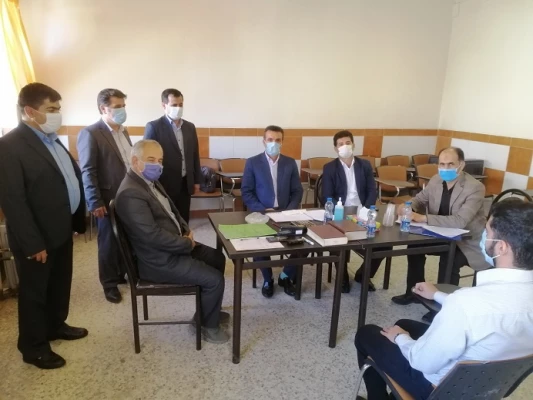 بازدید دکتر ابراهیم صفری مدیر امور پردیس های استان گیلان از روند مصاحبه تخصصی 2