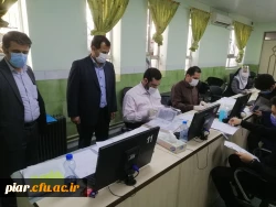 بازدید دکتر ابراهیم صفری مدیر امور پردیس های استان گیلان از روند مصاحبه تخصصی 5