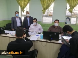 بازدید دکتر ابراهیم صفری مدیر امور پردیس های استان گیلان از روند مصاحبه تخصصی 6