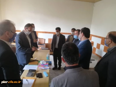 بازدید دکتر احمدی نماینده شریف مردم رشت و عضو کمیسیون آموزش مجلس از روند مصاحبه تخصصی