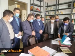 بازدید دکتر احمدی نماینده شریف مردم رشت و عضو کمیسیون آموزش مجلس از روند مصاحبه تخصصی 3