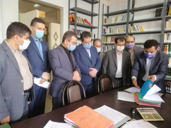 بازدید دکتر احمدی نماینده شریف مردم رشت و عضو کمیسیون آموزش مجلس از روند مصاحبه تخصصی 3