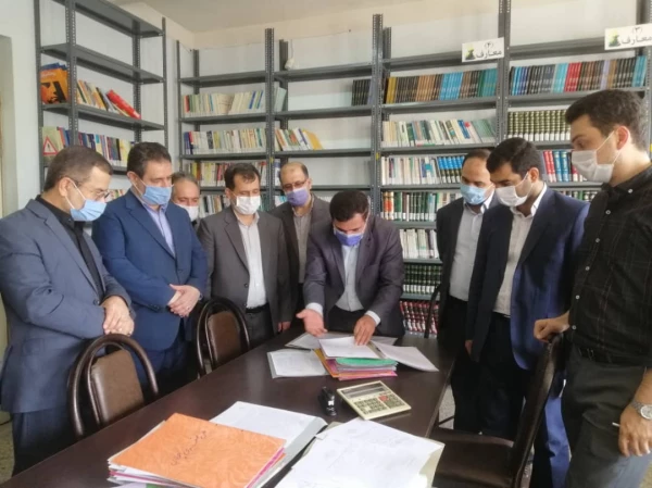 بازدید دکتر احمدی نماینده شریف مردم رشت و عضو کمیسیون آموزش مجلس از روند مصاحبه تخصصی 4