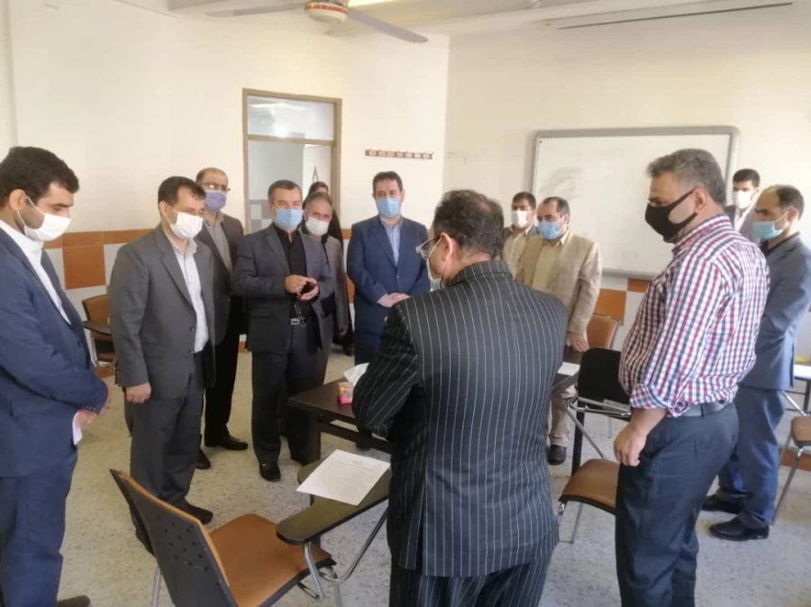 بازدید دکتر احمدی نماینده شریف مردم رشت و عضو کمیسیون آموزش مجلس از روند مصاحبه تخصصی 5