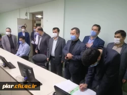 بازدید دکتر احمدی نماینده شریف مردم رشت و عضو کمیسیون آموزش مجلس از روند مصاحبه تخصصی 6