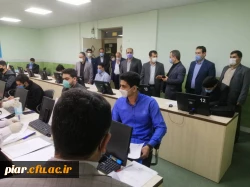 بازدید دکتر احمدی نماینده شریف مردم رشت و عضو کمیسیون آموزش مجلس از روند مصاحبه تخصصی 7