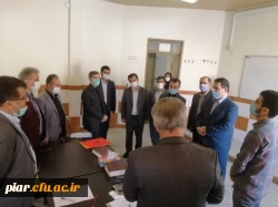 بازدید دکتر احمدی نماینده شریف مردم رشت و عضو کمیسیون آموزش مجلس از روند مصاحبه تخصصی 8