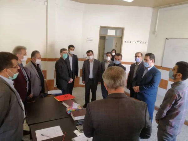 بازدید دکتر احمدی نماینده شریف مردم رشت و عضو کمیسیون آموزش مجلس از روند مصاحبه تخصصی 8