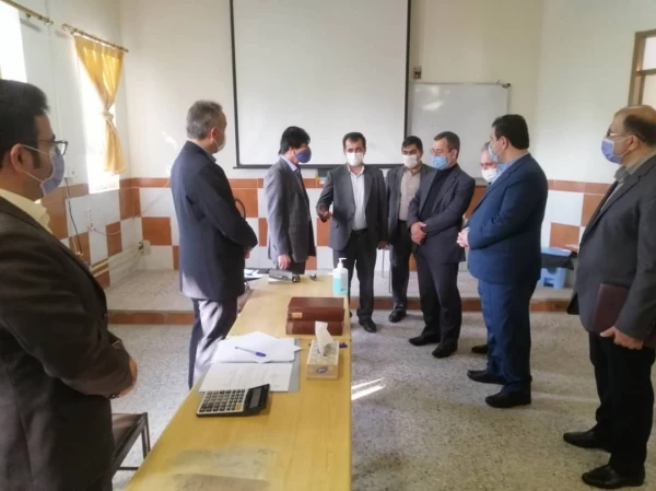 بازدید دکتر احمدی نماینده شریف مردم رشت و عضو کمیسیون آموزش مجلس از روند مصاحبه تخصصی 11