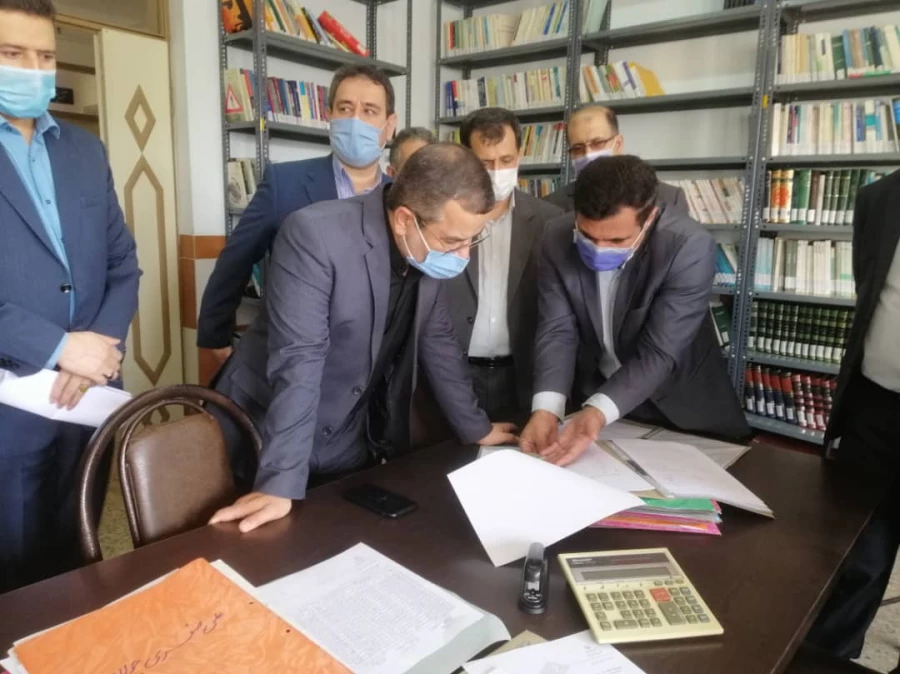 بازدید دکتر احمدی نماینده شریف مردم رشت و عضو کمیسیون آموزش مجلس از روند مصاحبه تخصصی 12