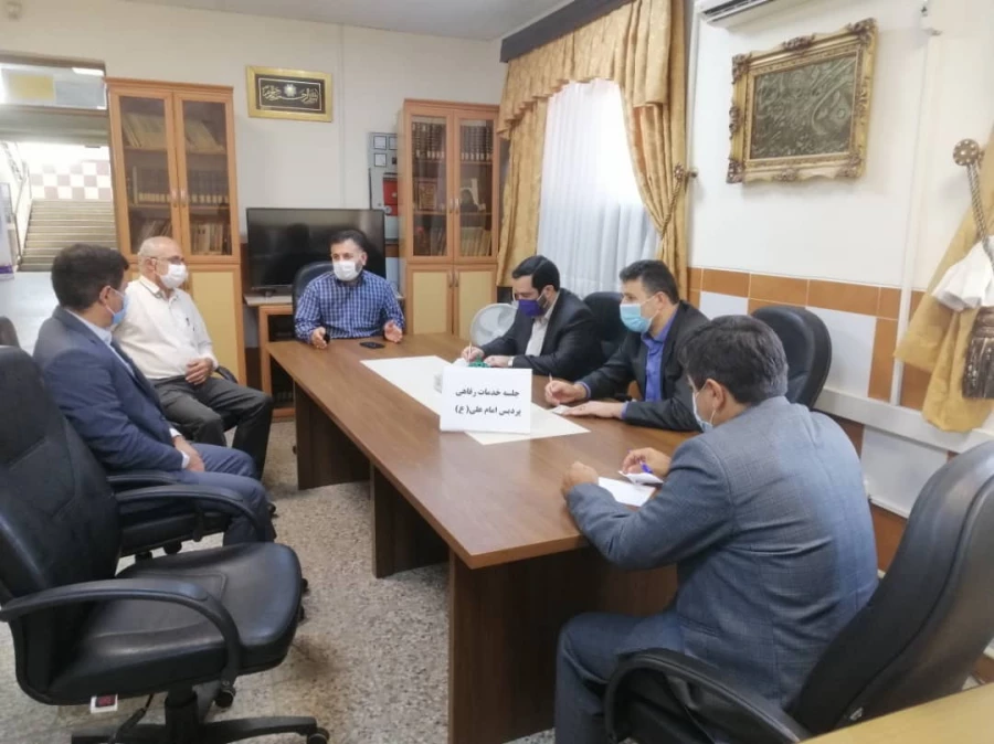 تشکیل جلسه خدماتی و رفاهی  4