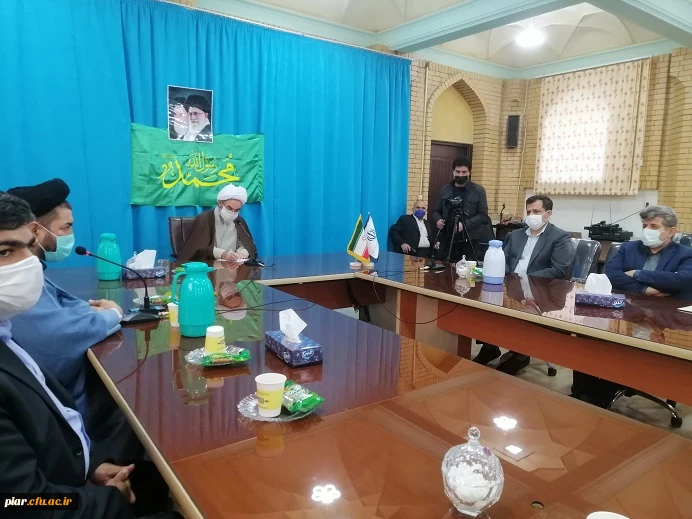 دیدار با آیت الله فلاحتی نماینده ولی فقیه  در استان گیلان و امام جمعه رشت 5