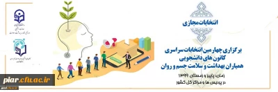 چهارمین انتخابات کانون همیاران سلامت جسم و روان